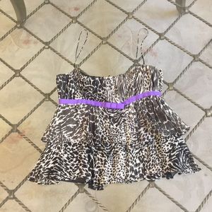 Bela Animal printed silk blouse